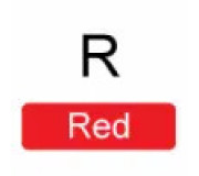 R (червоні)